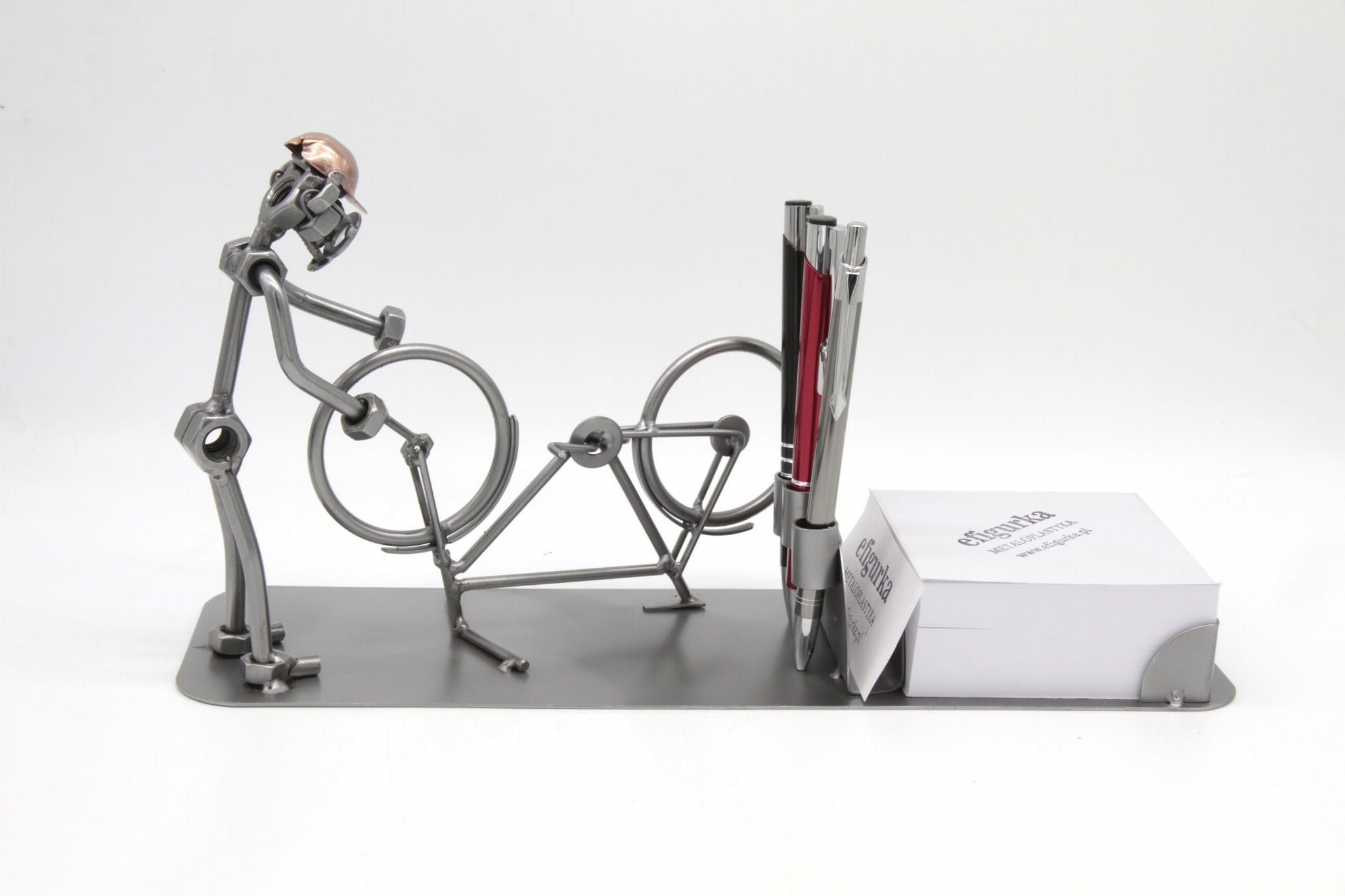 FIGURKA Z METALU - ORGANIZER NAPRAWA ROWERU