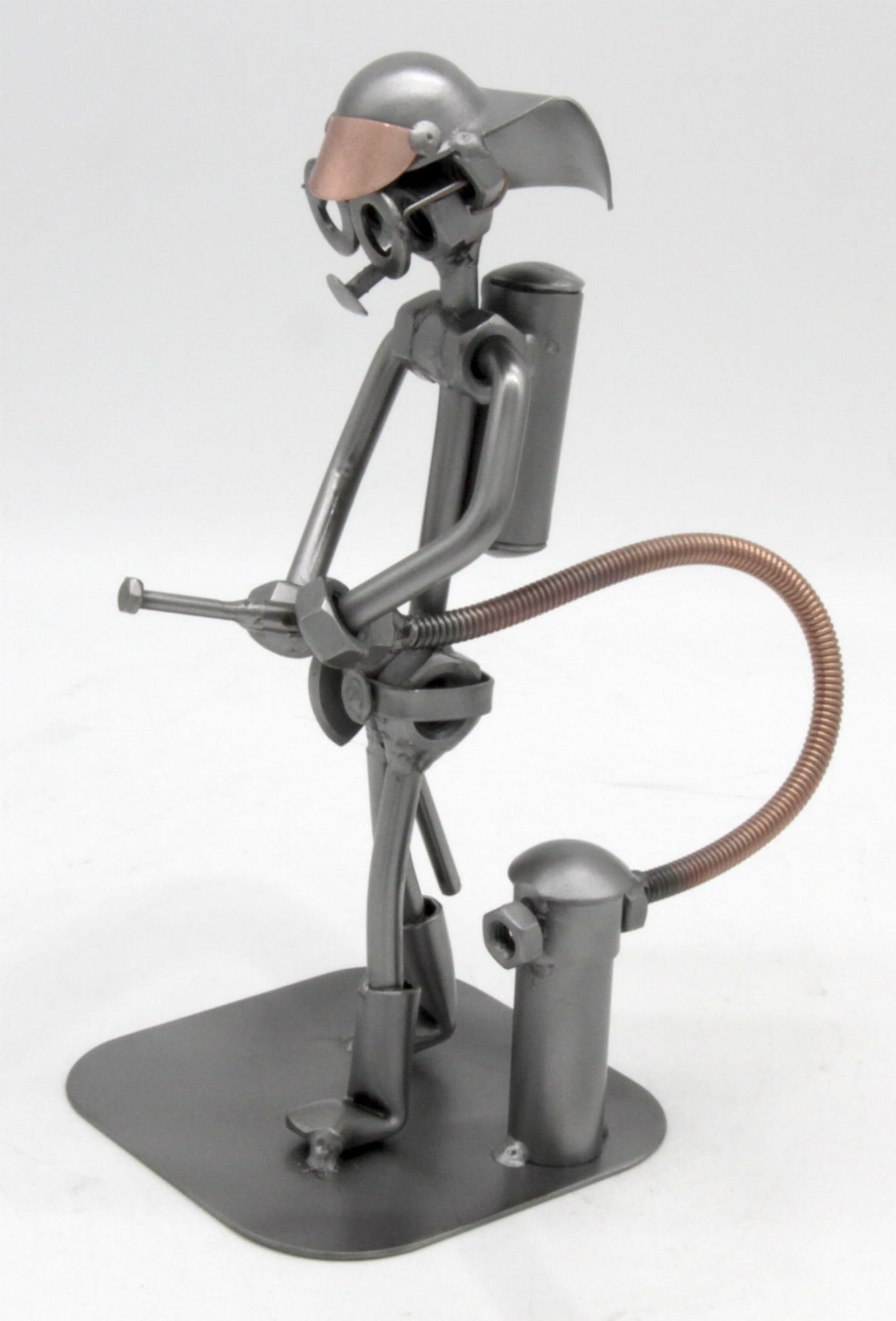 FIGURKA Z METALU - STRAŻAK HYDRANT
