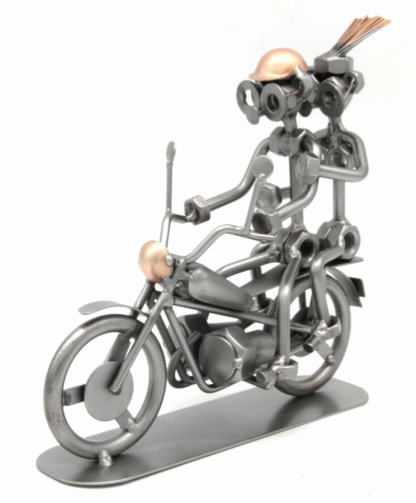 FIGURKA Z METALU -MOTOR 2 OSOBY