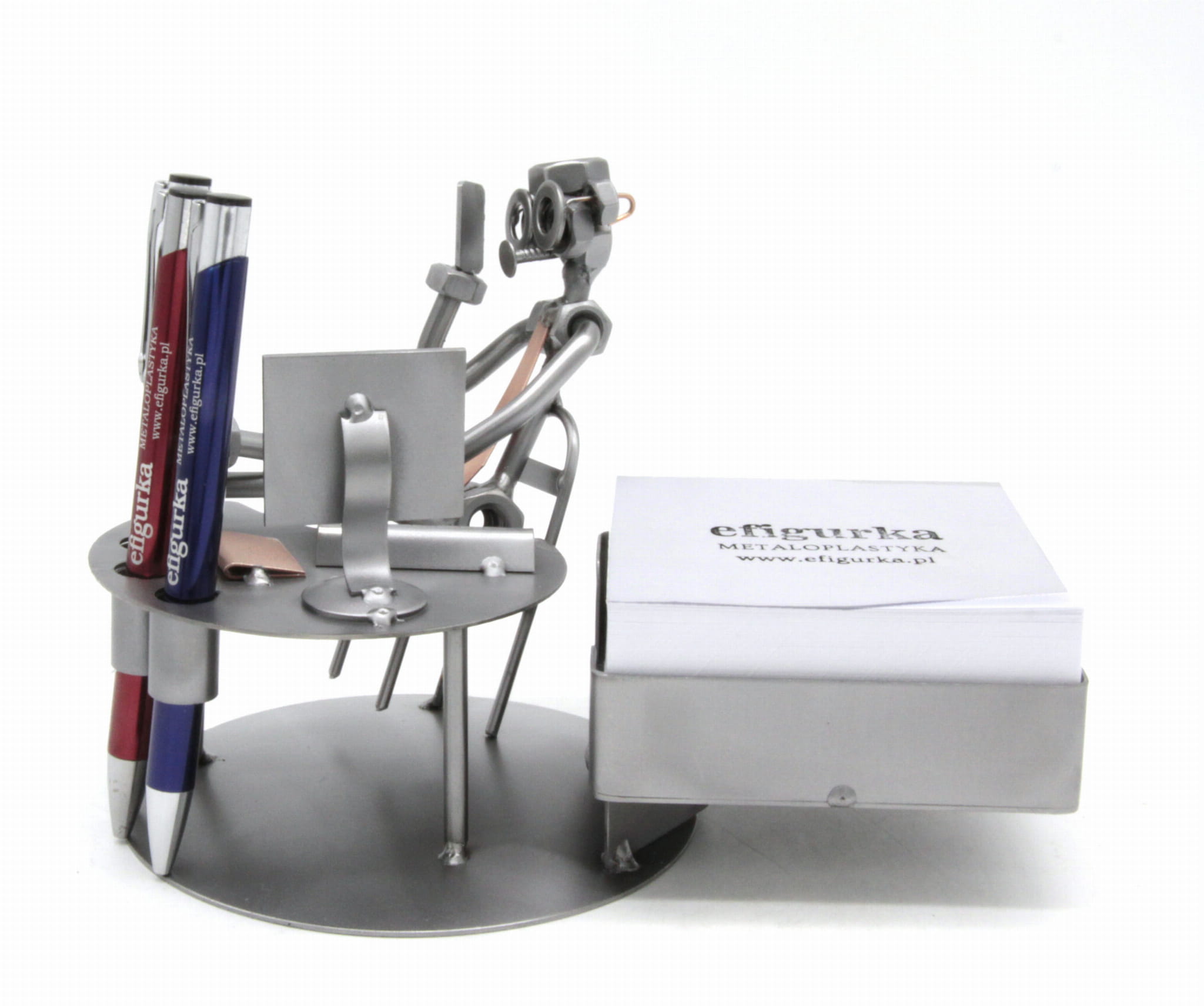 FIGURKA Z METALU - BIURO II ORGANIZER