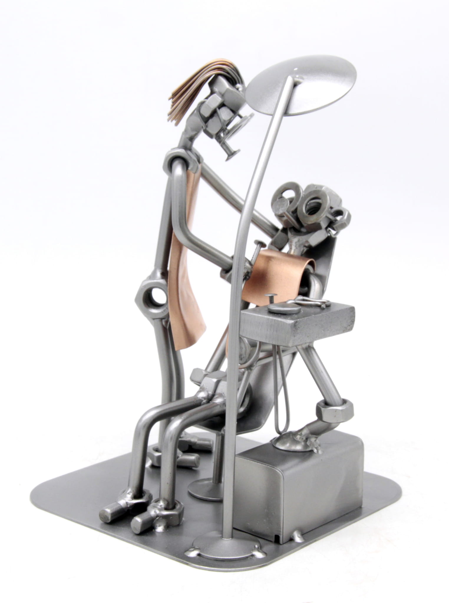 FIGURKA Z METALU - DENTYSTKA - STOMATOLOG